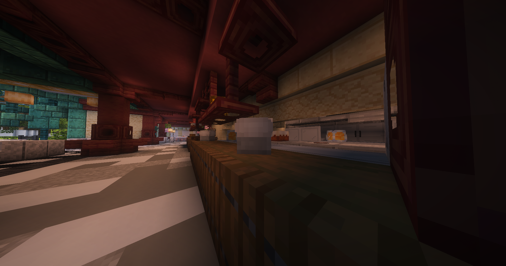 Terras met uitzicht op Aquanura